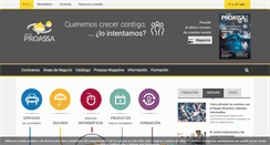 Desktop Screenshot of grupoproassa.com